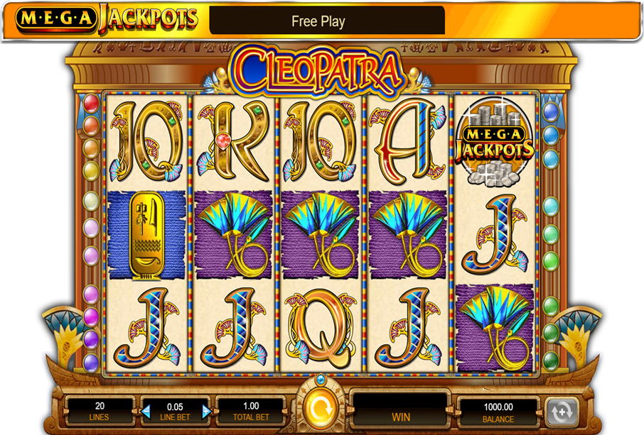 Cleopatra Megajackpots screenshot