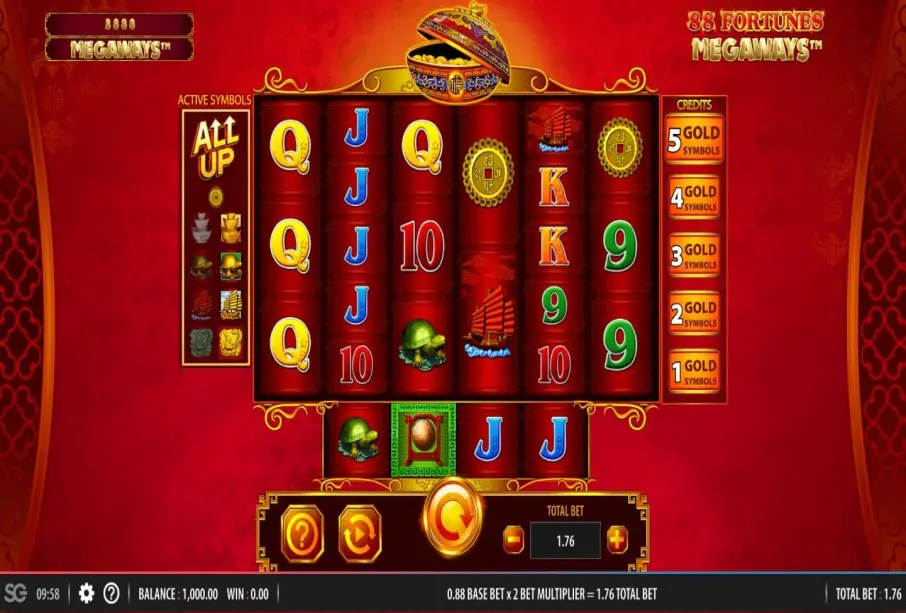 88 Fortunes Megaways screenshot